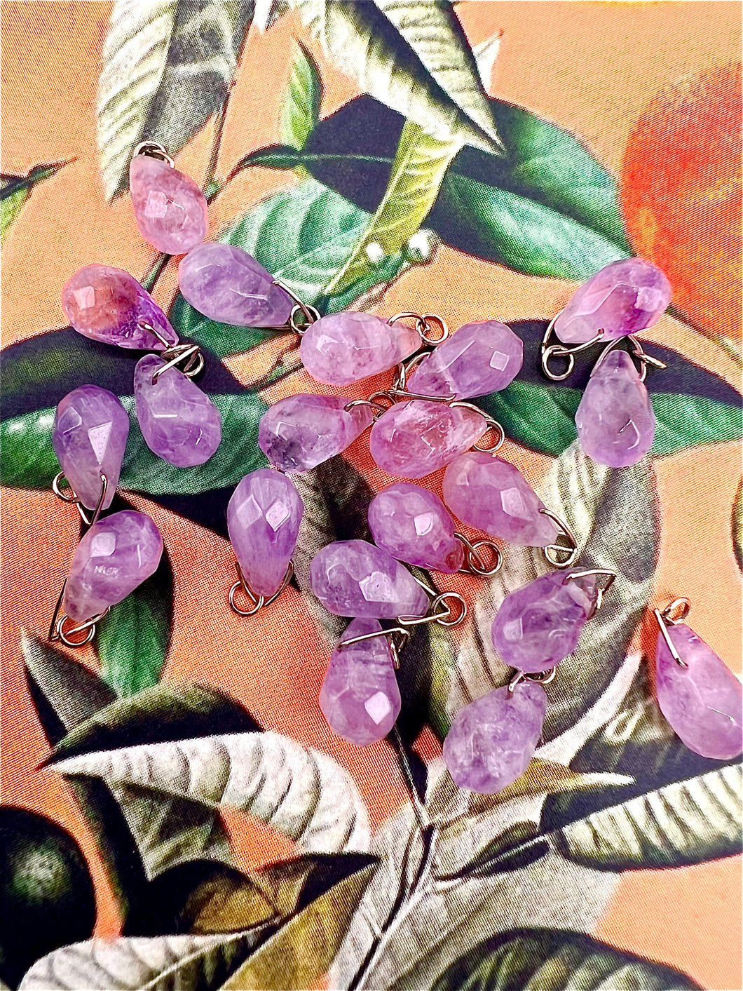 Natural Amethyst Briolette